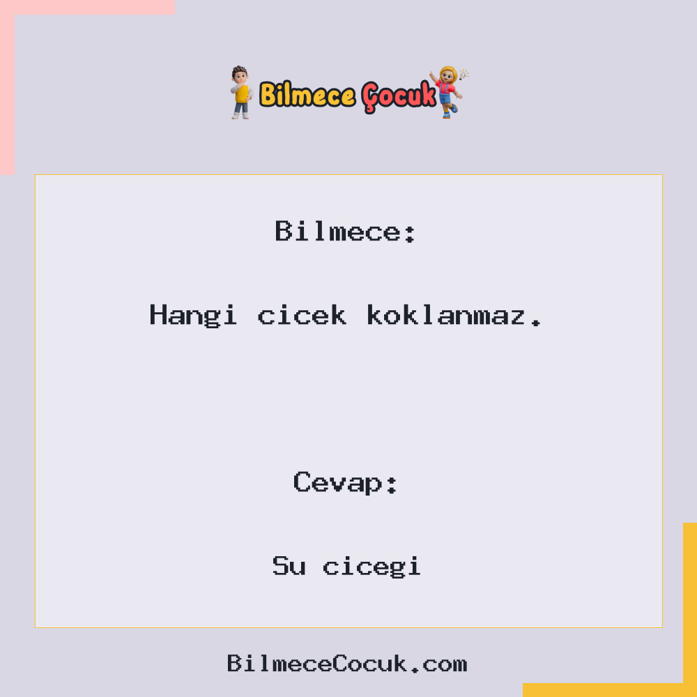 Hangi çiçek koklanmaz.